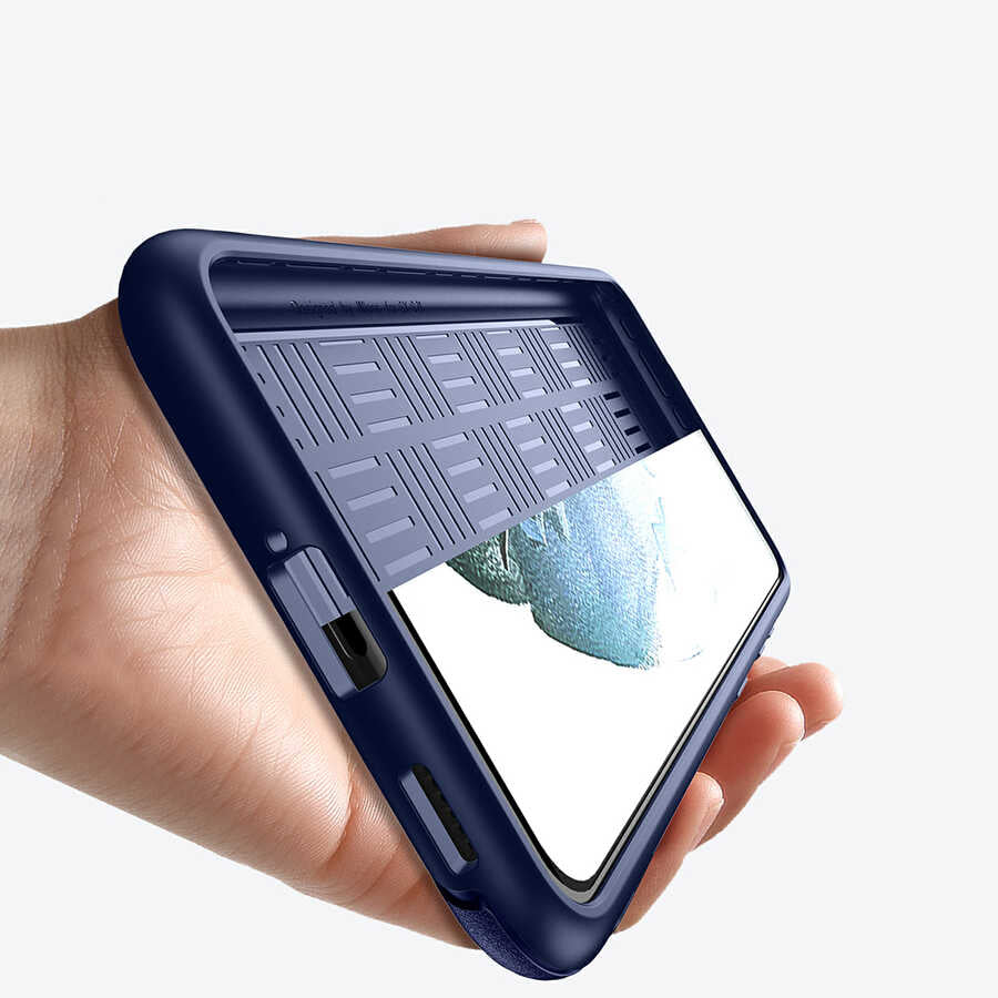 Galaxy S21 Plus Kılıf Wiwu Sand Stone Kapak Beyaz