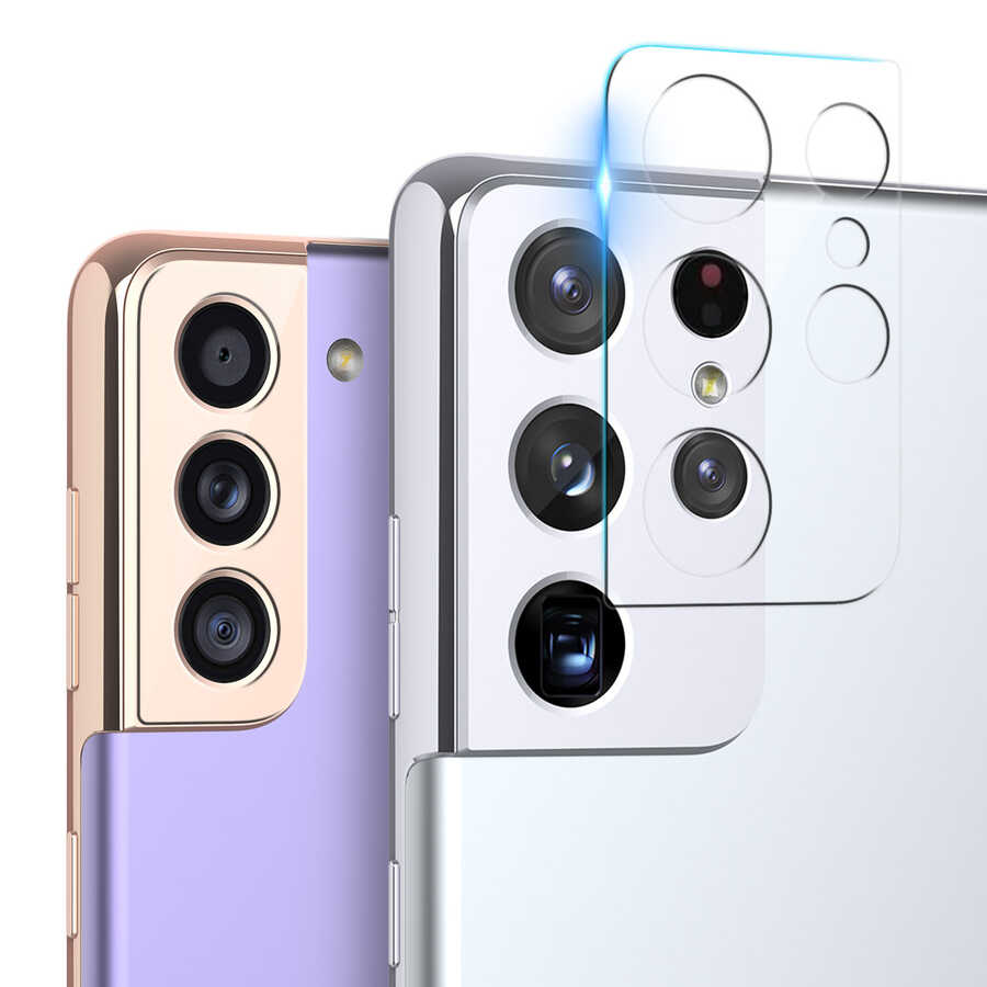 Galaxy S21 Ultra Araree C-Subcore Temperli Kamera Koruyucu Renksiz