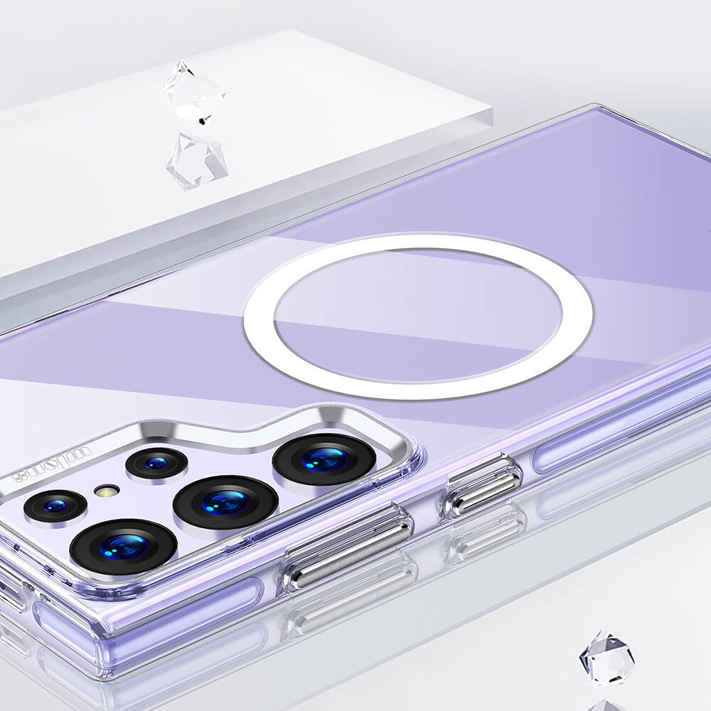 Galaxy S24 Ultra Kılıf Magsafe Şarj Özellikli Wlons Efsane Kapak Renksiz