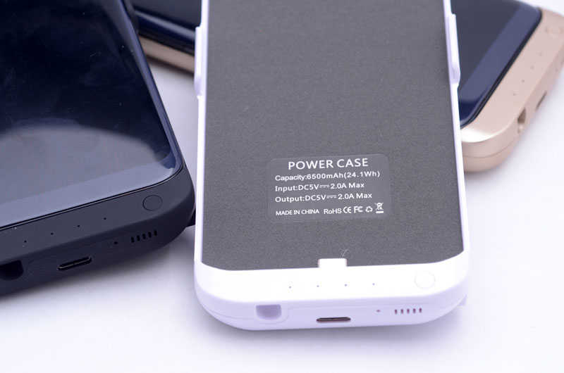 Galaxy S8 Şarjlı Kılıf Harici Batarya Beyaz