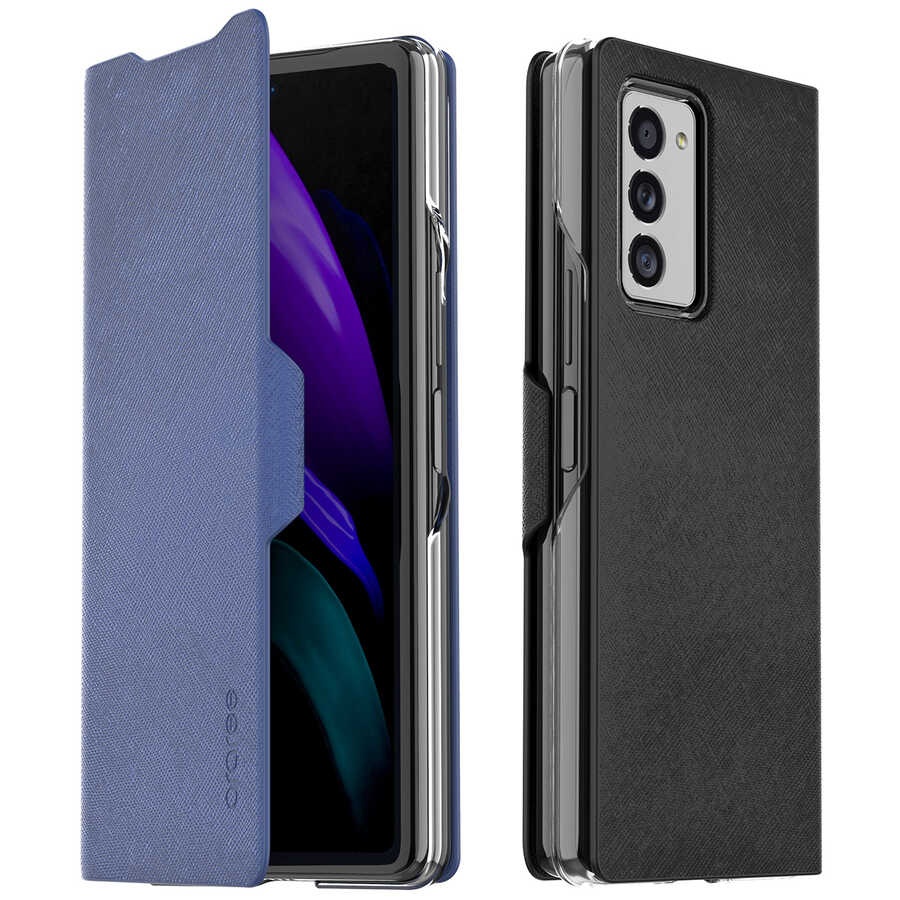 Galaxy Z Fold 2 Kılıf Araree Bonnet Kılıf Siyah