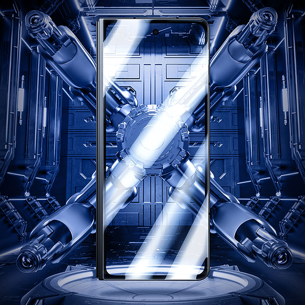 Galaxy Z Fold 5 Benks Combo İkili Set (Corning Ekran Koruyucu + Kamera Lens Koruyucu) Siyah