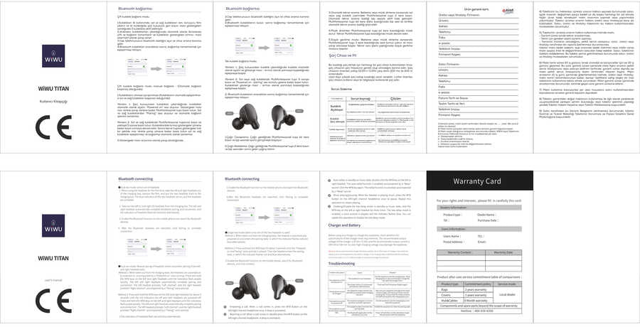 Wiwu Airbuds Titan Bluetooth Kulaklık Siyah