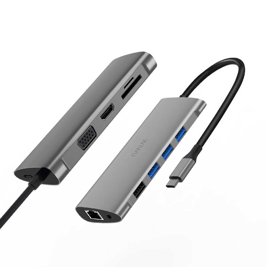Wiwu Alpha 11 in 1 Type-C Hub Gri