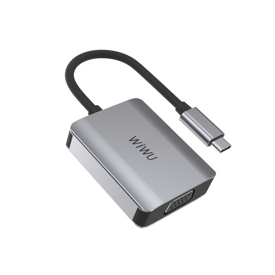 Wiwu Alpha A20VH 2 in 1 Type-C Hub Gri