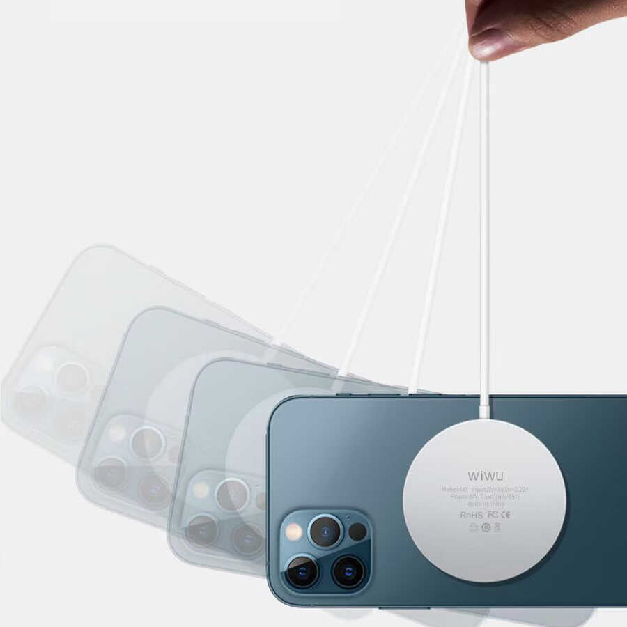 Wiwu Magsafe Wireless Şarj Beyaz
