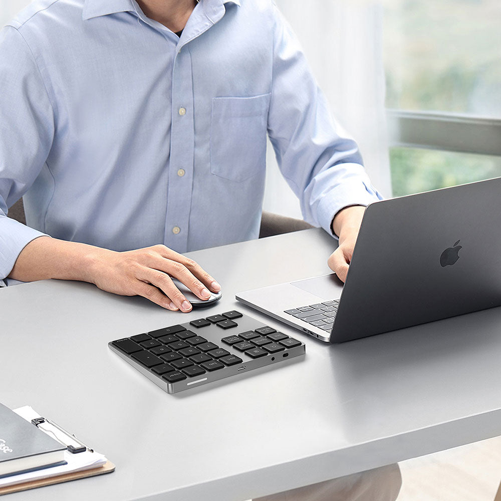 Wiwu NKB-02 Taşınabilir Wireless Sayısal Tuş Takımlı Ofis Keypad Gri