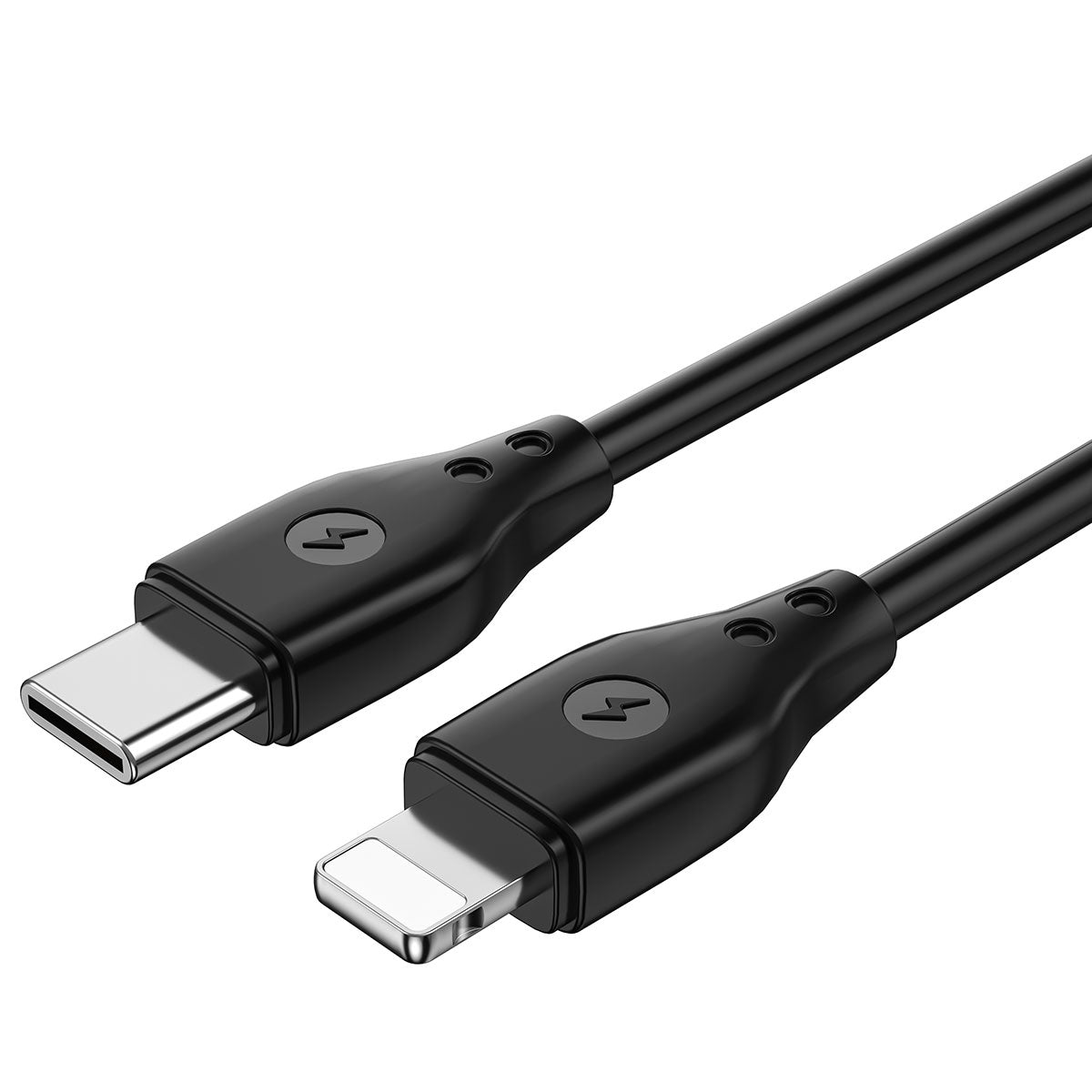 Wiwu Pioneer Wİ-C002 Ultra Esnek 30W Hızlı Şarj Özellikli Type-C to Lightning PD Kablo 1M Beyaz