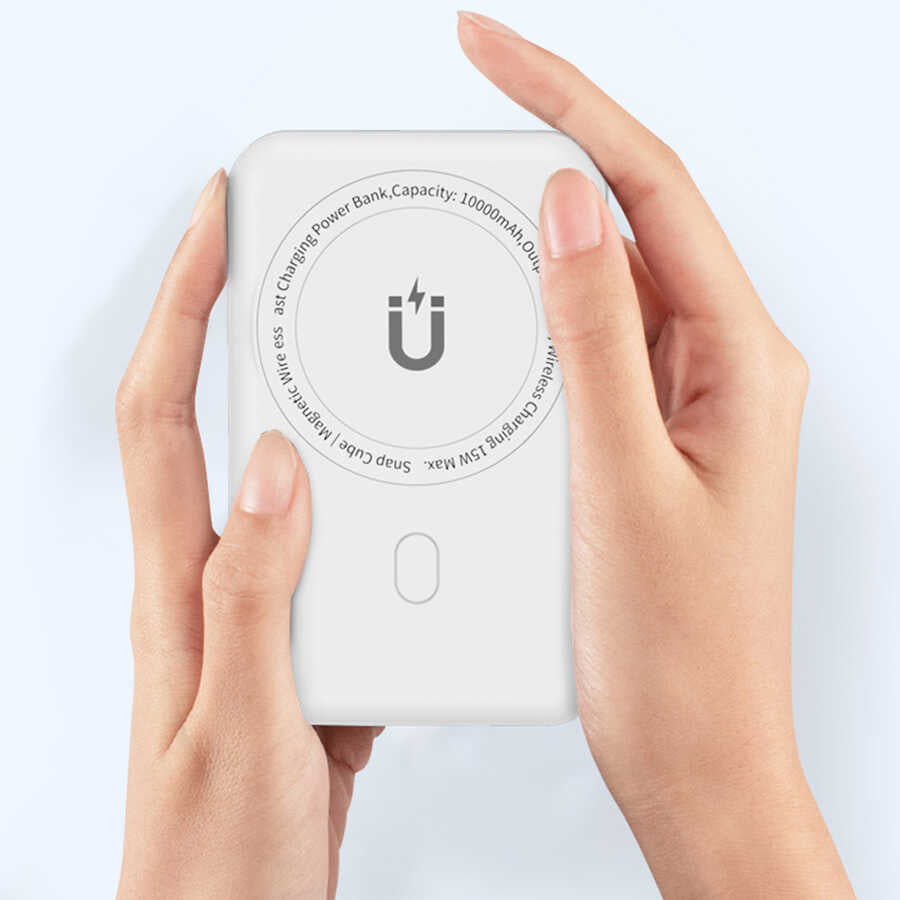 Wiwu SC10000 Magsafe Mıknatıslı Wireless Powerbank Siyah