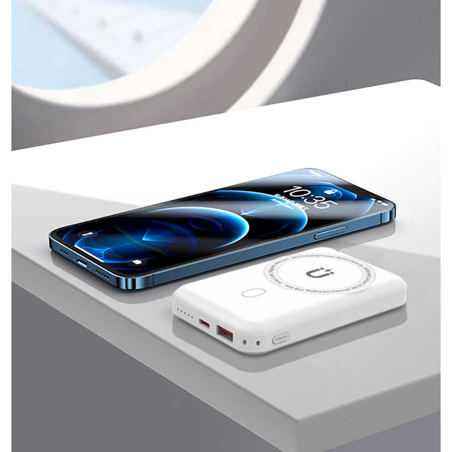 Wiwu SC10000 Magsafe Mıknatıslı Wireless Powerbank Siyah
