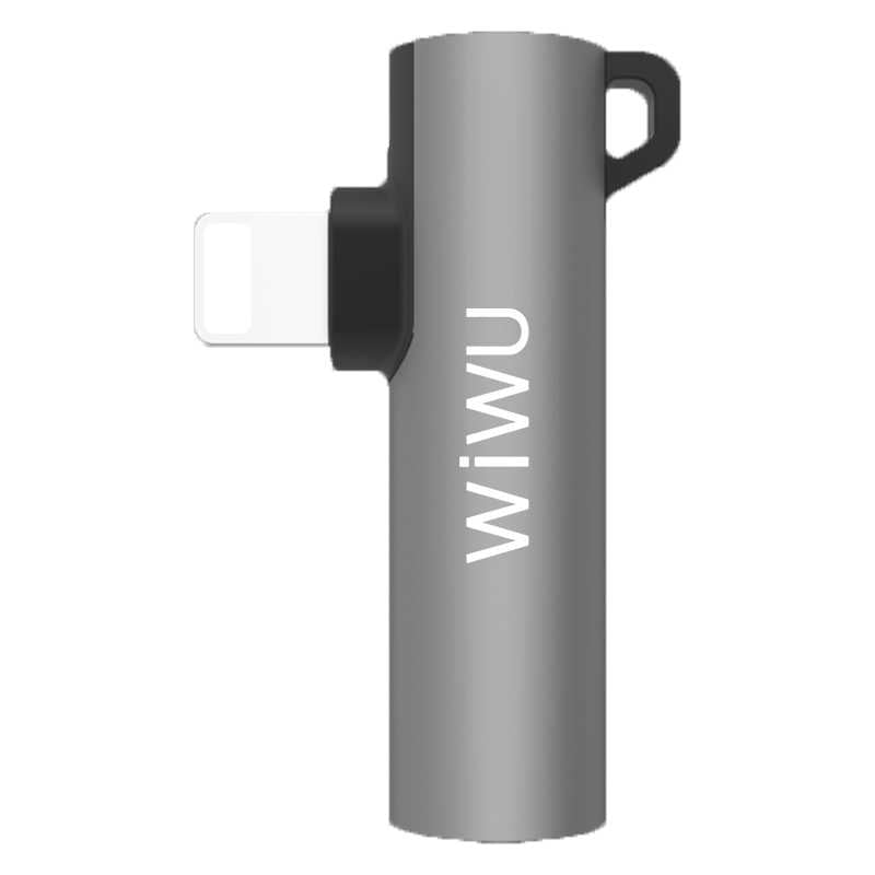 Wiwu ST03 Lightning Ses Adaptörü Gri