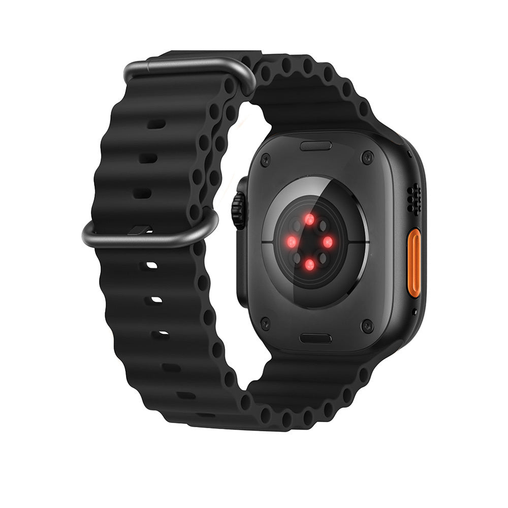 Wiwu SW01 Ultra Lite İOS ve Android Uyumlu Akıllı Saat Siyah
