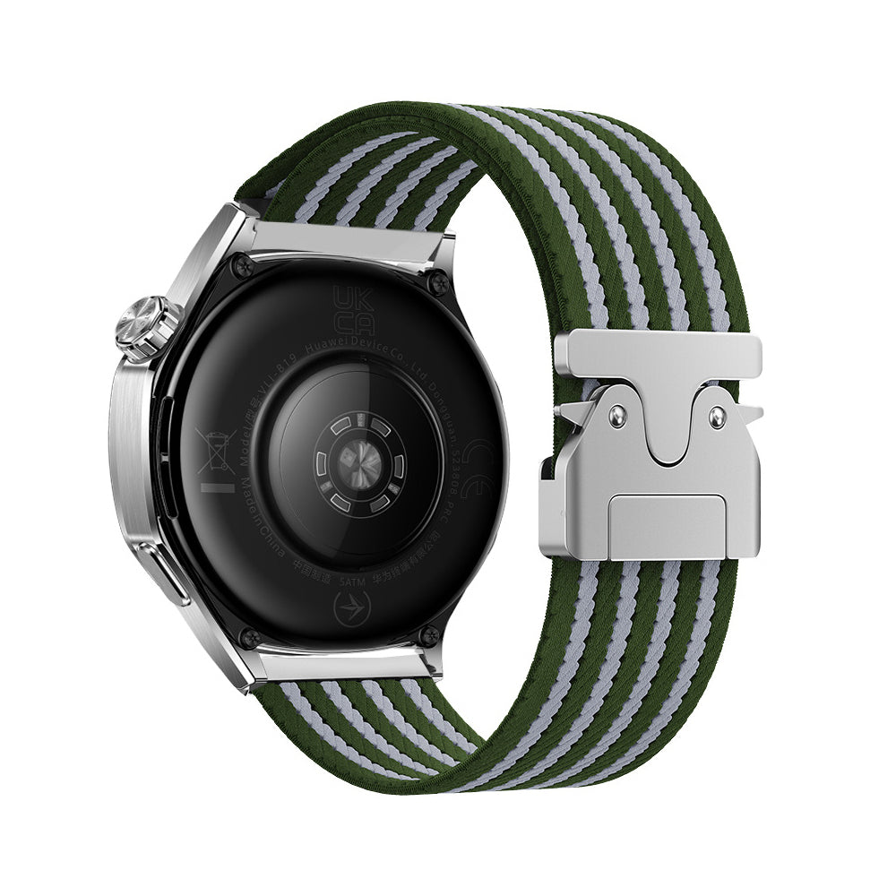 Xiaomi Redmi Watch 5 Active Zore KRD-133 22mm Naylon Kumaş Hasır Örgülü Kordon Kahverengi