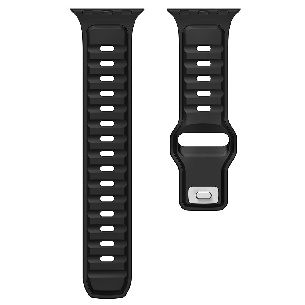 Xiaomi Redmi Watch 5 Active Zore KRD-135 22mm Silikon Kordon Strap Kayış Siyah-Turuncu