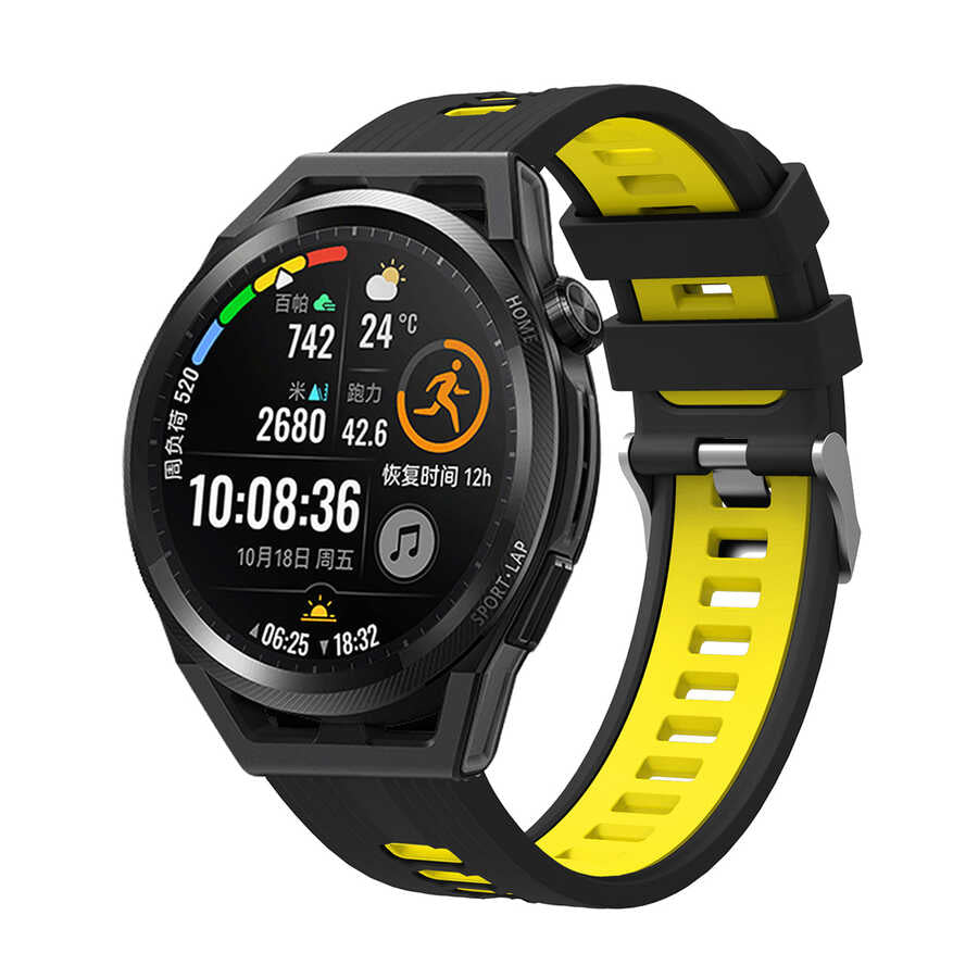 Xiaomi Redmi Watch 5 Active Zore KRD-55 Silikon Kordon Beyaz-Siyah