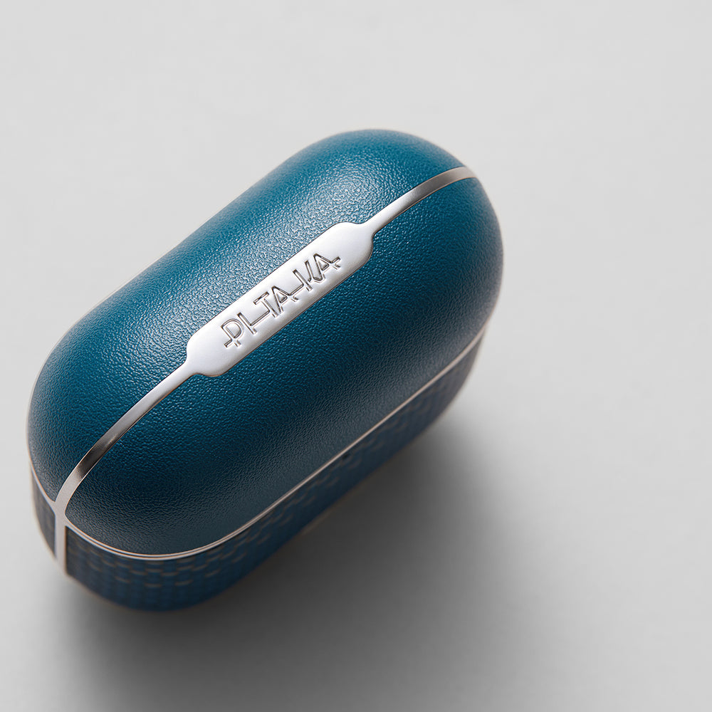 Apple Airpods Pro 2 Kılıf Aramid Fiber Pitaka Tactile Woven Sunset-Moonrise Serisi Sunset Kapak Kahverengi