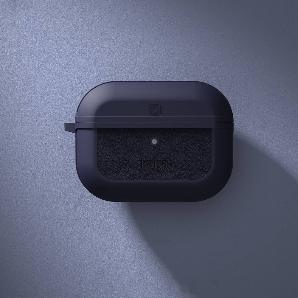Apple Airpods Pro 2 Kılıf Kajsa Luxe Collection Kablosuz Şarj Uyumlu Kılıf Violet