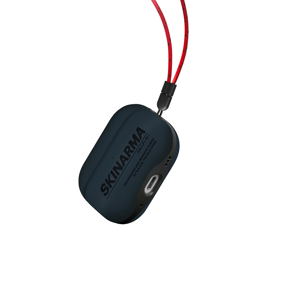 Apple Airpods Pro 2 Kılıf SkinArma PU Deri Tasarım Spunk Kılıf Turuncu