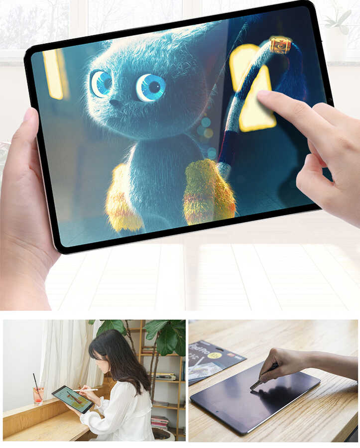Apple iPad 10.2 (8.Nesil) Kağıt Hisli Wiwu iPaper Like Tablet Ekran Koruyucu Renksiz