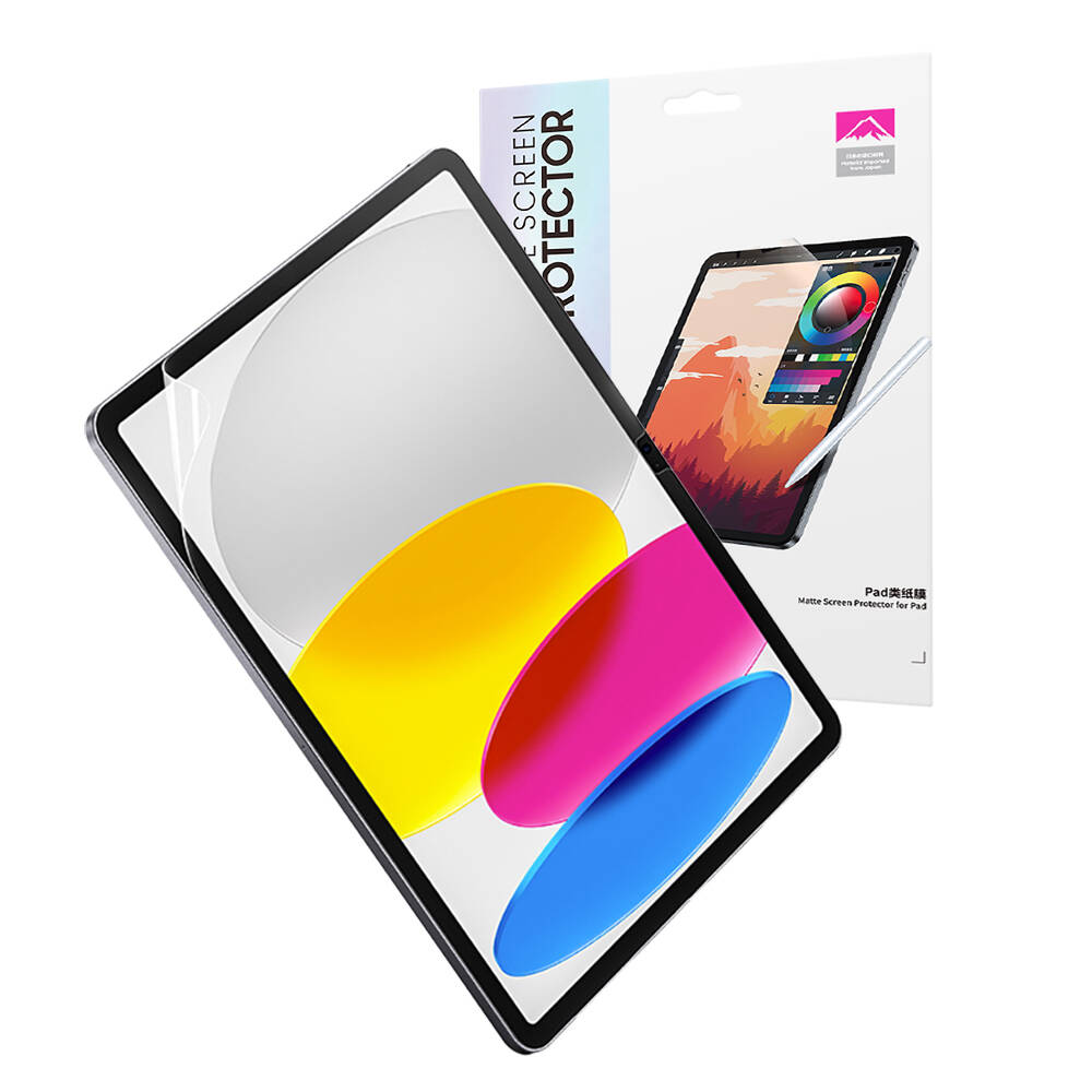 Apple iPad 10.9 2022 (10.Nesil) Benks Mat Paper-Like Ekran Koruyucu Şeffaf