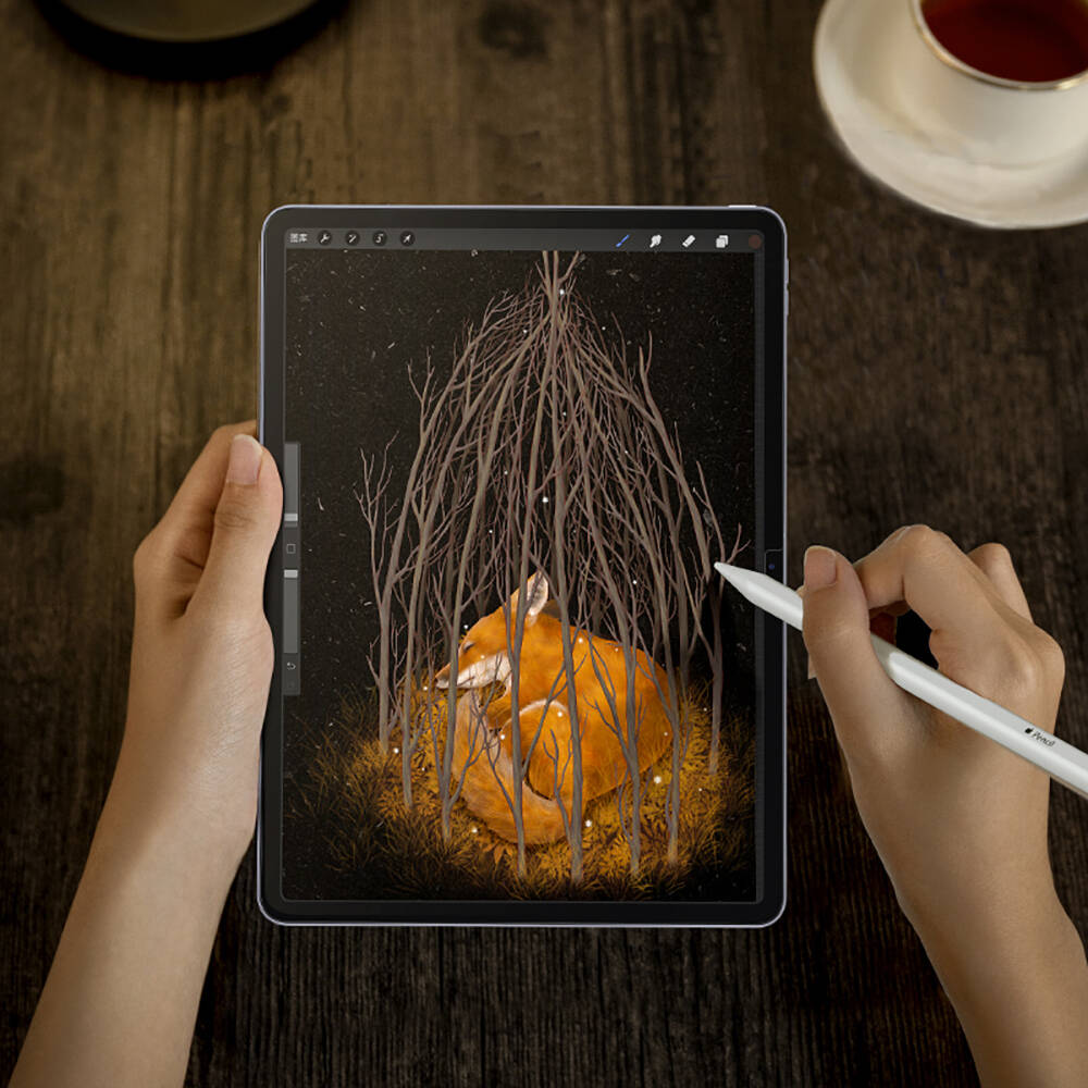 Apple iPad 10.9 2022 (10.Nesil) Benks Mat Paper-Like Ekran Koruyucu Şeffaf