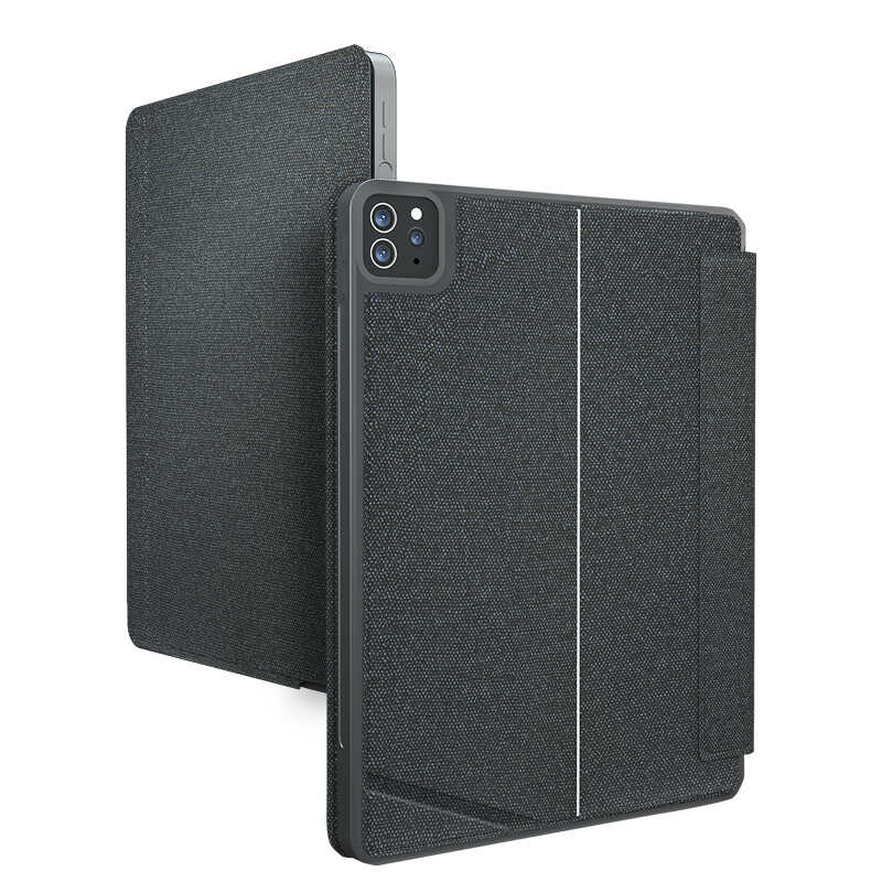 Apple iPad 10. Nesil 2022 10.9 Wiwu Mag Touch Klavyeli Standlı Kılıf Siyah