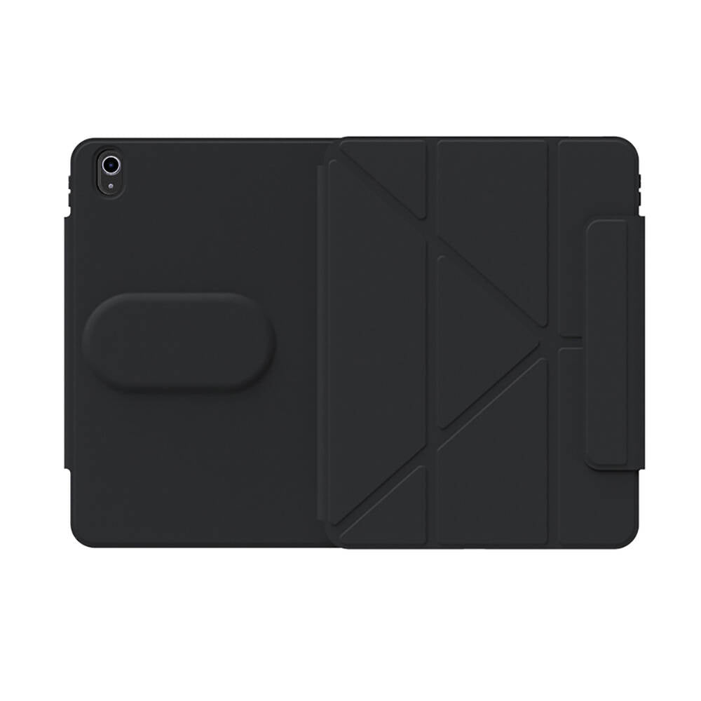 Apple iPad 11.Nesil 2025 Wiwu 360° Dönebilen Standlı Magnetik Koruyucu Tablet Kılıfı Mavi Açık