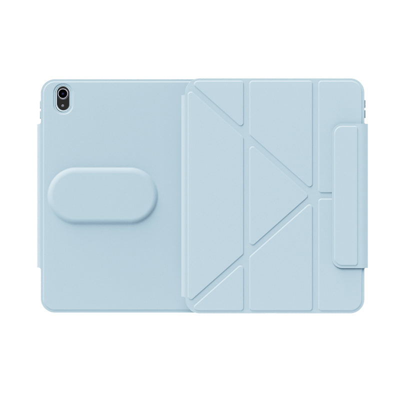 Apple iPad Air 10.9 2020 (4.Nesil) Wiwu 360° Dönebilen Standlı Magnetik Koruyucu Tablet Kılıfı Pembe