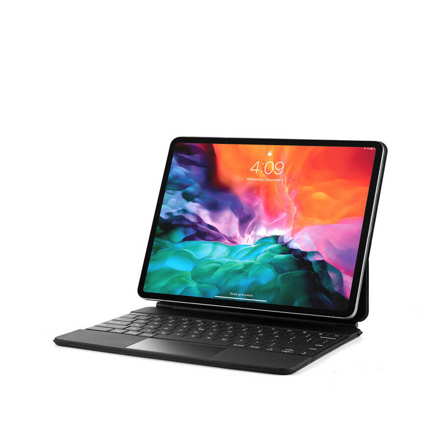 Apple iPad Air 10.9 2020 (4.Nesil) Wiwu Magic Keyboard Siyah