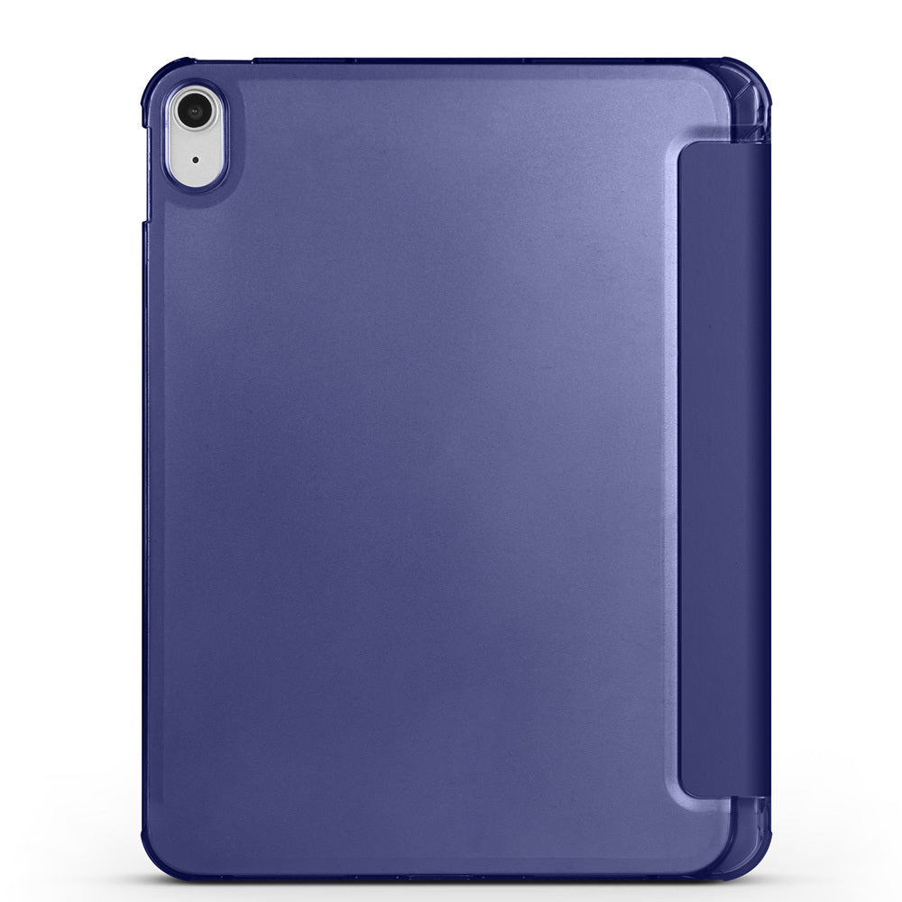 Apple iPad Air 10.9 2022 (10.Nesil) Zore Smart Cover Kalem Bölmeli Standlı 1-1 Kılıf Lila