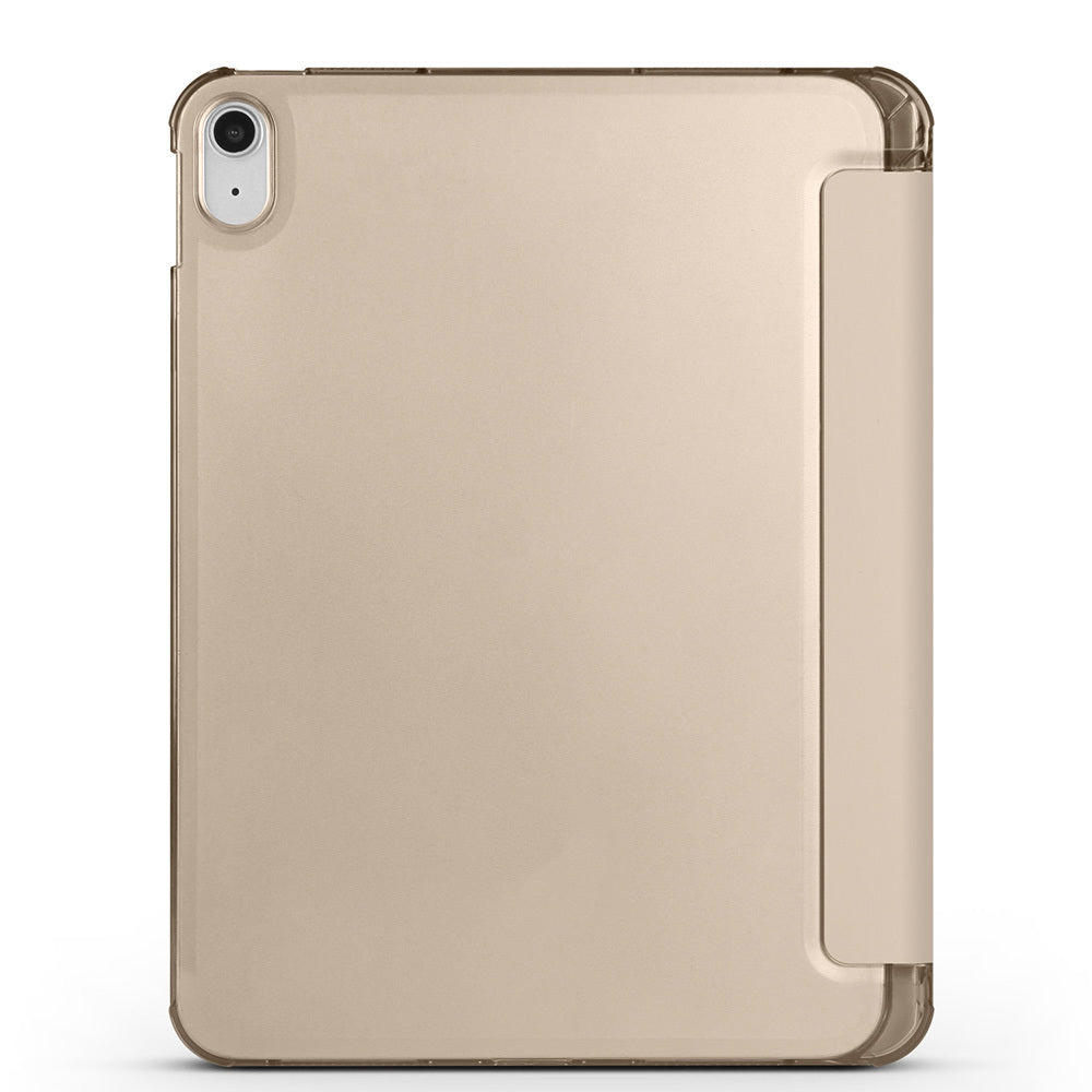 Apple iPad Air 10.9 2022 (10.Nesil) Zore Smart Cover Kalem Bölmeli Standlı 1-1 Kılıf Kırmızı