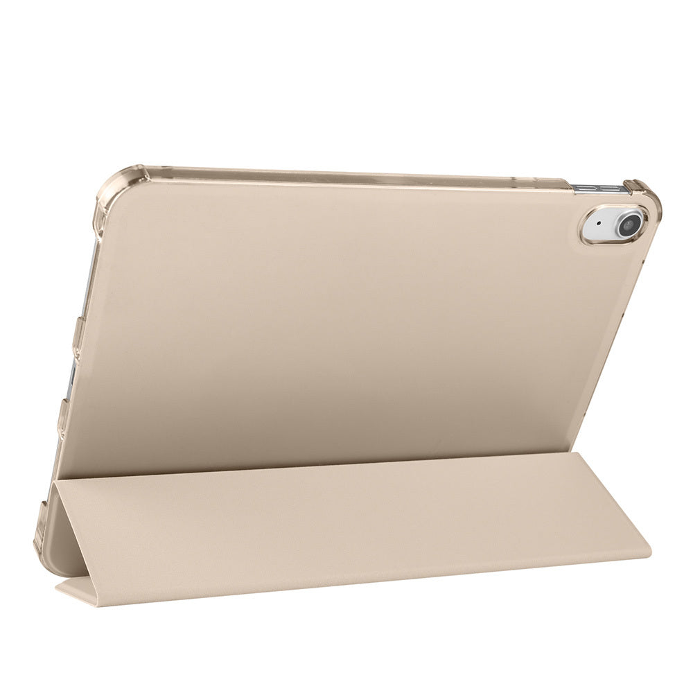 Apple iPad Air 10.9 2022 (10.Nesil) Zore Smart Cover Kalem Bölmeli Standlı 1-1 Kılıf Lila
