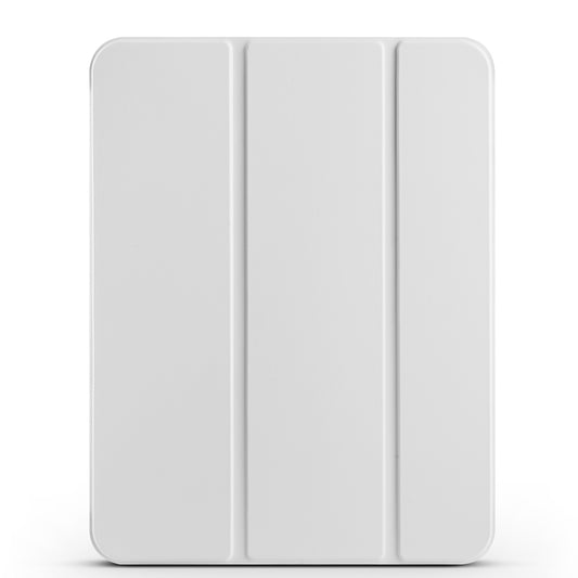 Apple iPad Air 10.9 2022 (10.Nesil) Zore Smart Cover Kalem Bölmeli Standlı 1-1 Kılıf Gri