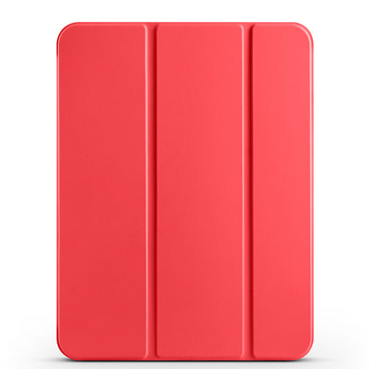 Apple iPad Air 10.9 2022 (10.Nesil) Zore Smart Cover Kalem Bölmeli Standlı 1-1 Kılıf Kırmızı