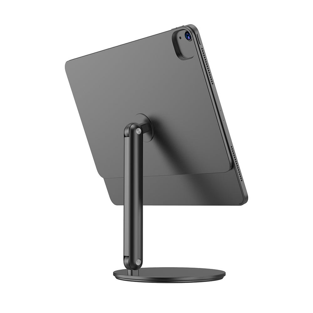 Apple iPad Air 10.9 2022 (5.Nesil) Wiwu ZM-310 360 Derece Dönebilen Magnetik Başlıklı Tablet Standı Gri