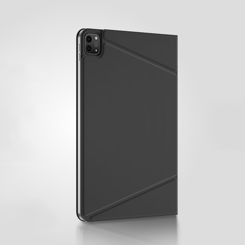 Apple iPad Air 11 2024 Amazingthing Matte Pro Mag Folio Katlanabilir Magnetik Standlı Kılıf Pembe