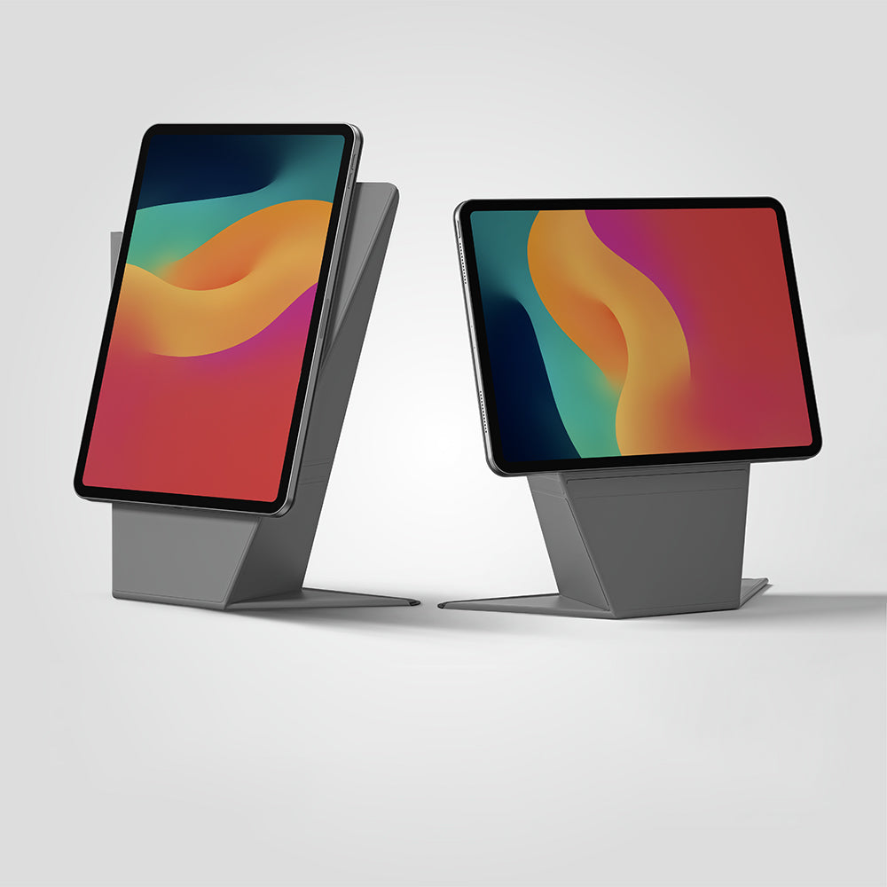 Apple iPad Air 11 2024 Amazingthing Matte Pro Mag Folio Katlanabilir Magnetik Standlı Kılıf Siyah