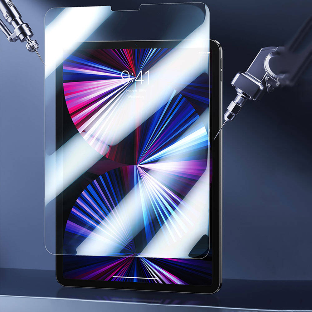 Apple iPad Air 11 2024 Benks OKR Glass Warrior HD Parlak Ekran Koruyucu Şeffaf