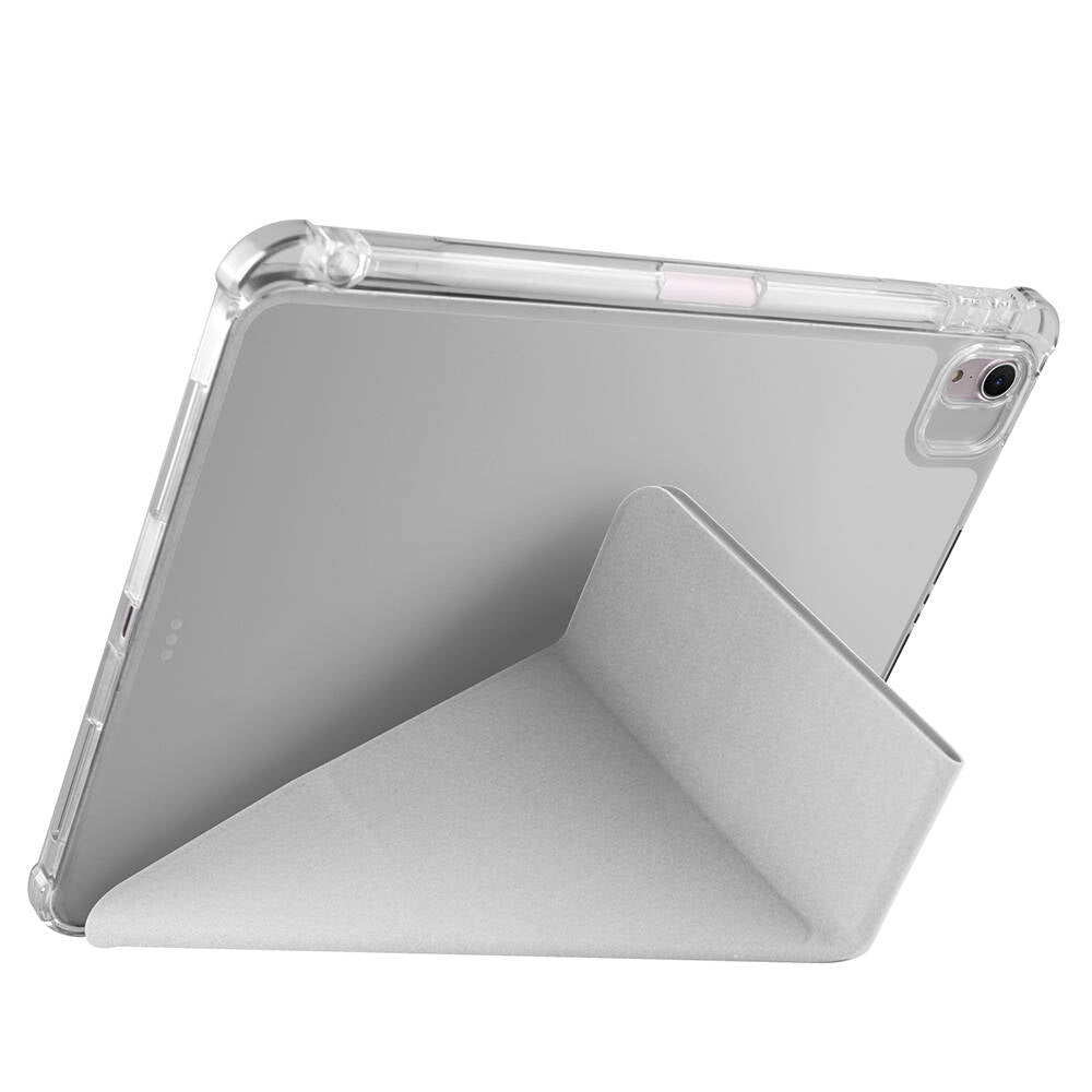 Apple iPad Air 11 2024 Kılıf Zore Tri Folding Kalem Bölmeli Standlı Kılıf Yeşil