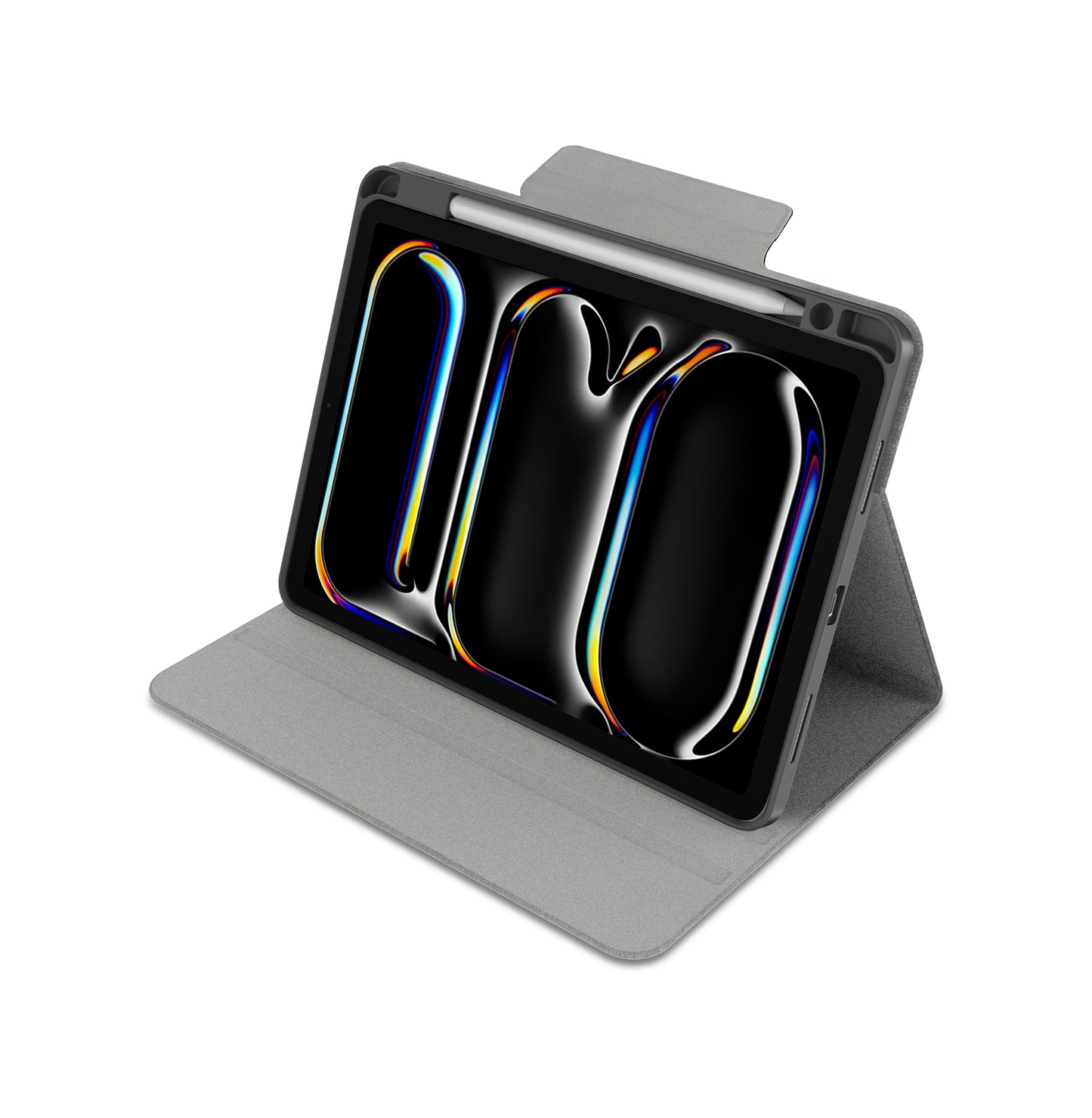 Apple iPad Air 11 2024 Raptic Spin Detachable Folio PU Ayrılabilir Kalem Bölmeli Standlı Kılıf Lacivert