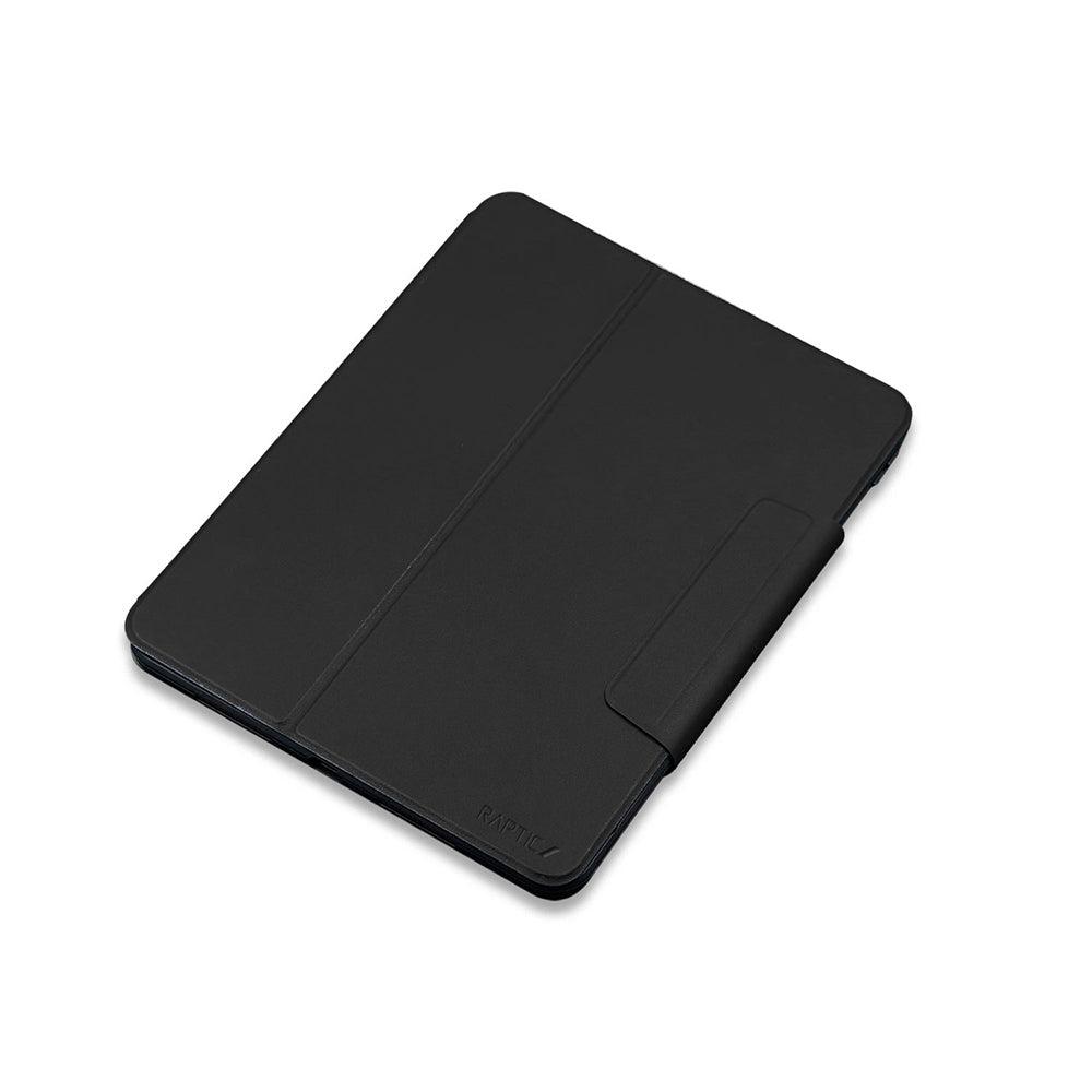 Apple iPad Air 11 2024 Raptic Spin Detachable Folio PU Ayrılabilir Kalem Bölmeli Standlı Kılıf Lacivert