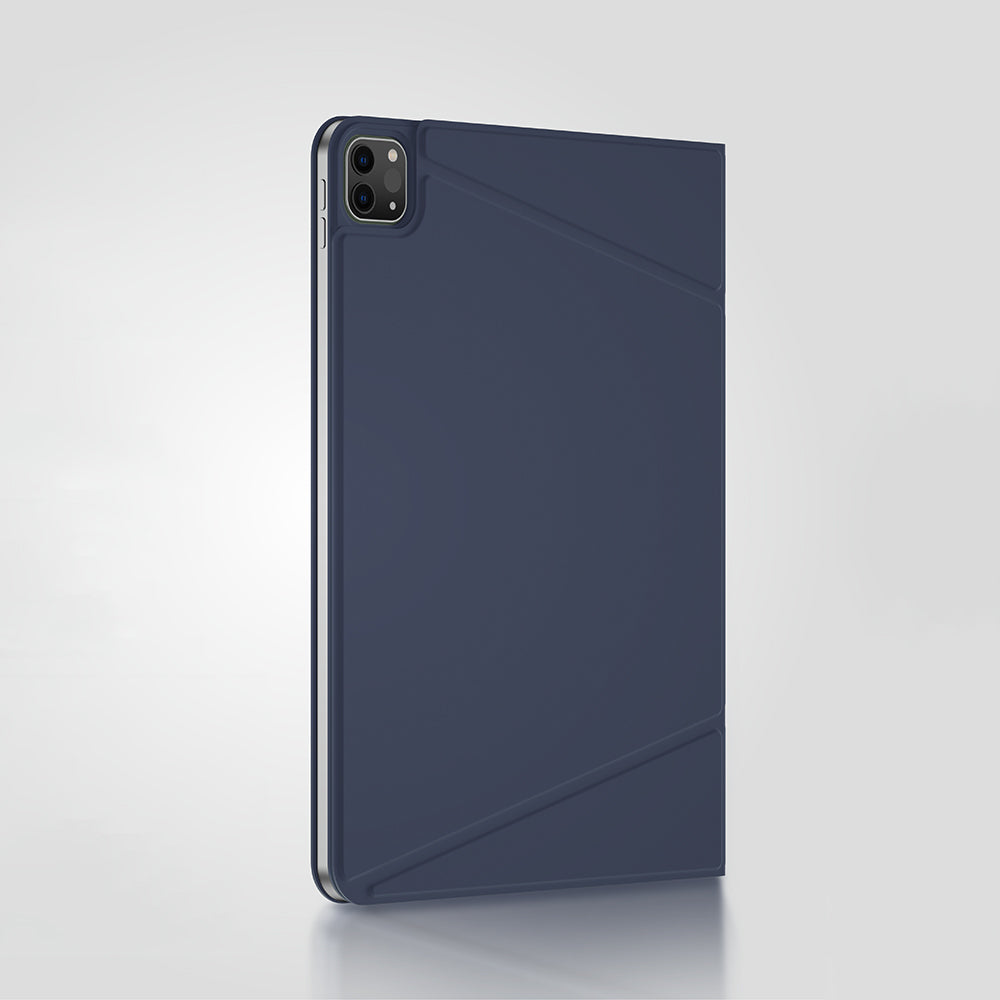 Apple iPad Air 11 2025 M3 Amazingthing Matte Pro Mag Folio Katlanabilir Magnetik Standlı Kılıf Siyah