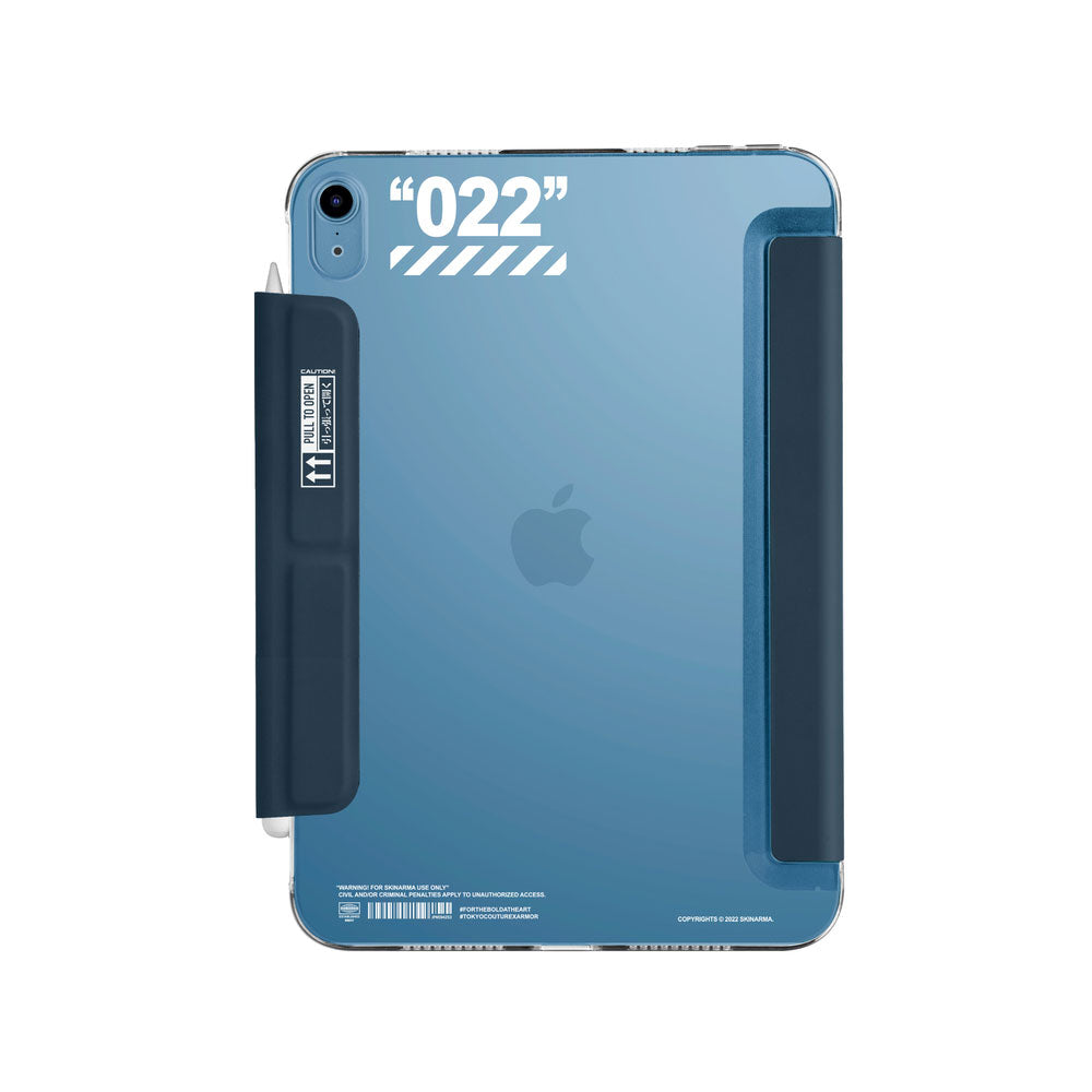 Apple iPad Air 11 2025 M3 Kılıf SkinArma Kalemlikli Arkası Şeffaf Standlı Magnetik Taihi Sora Kılıf Kırmızı