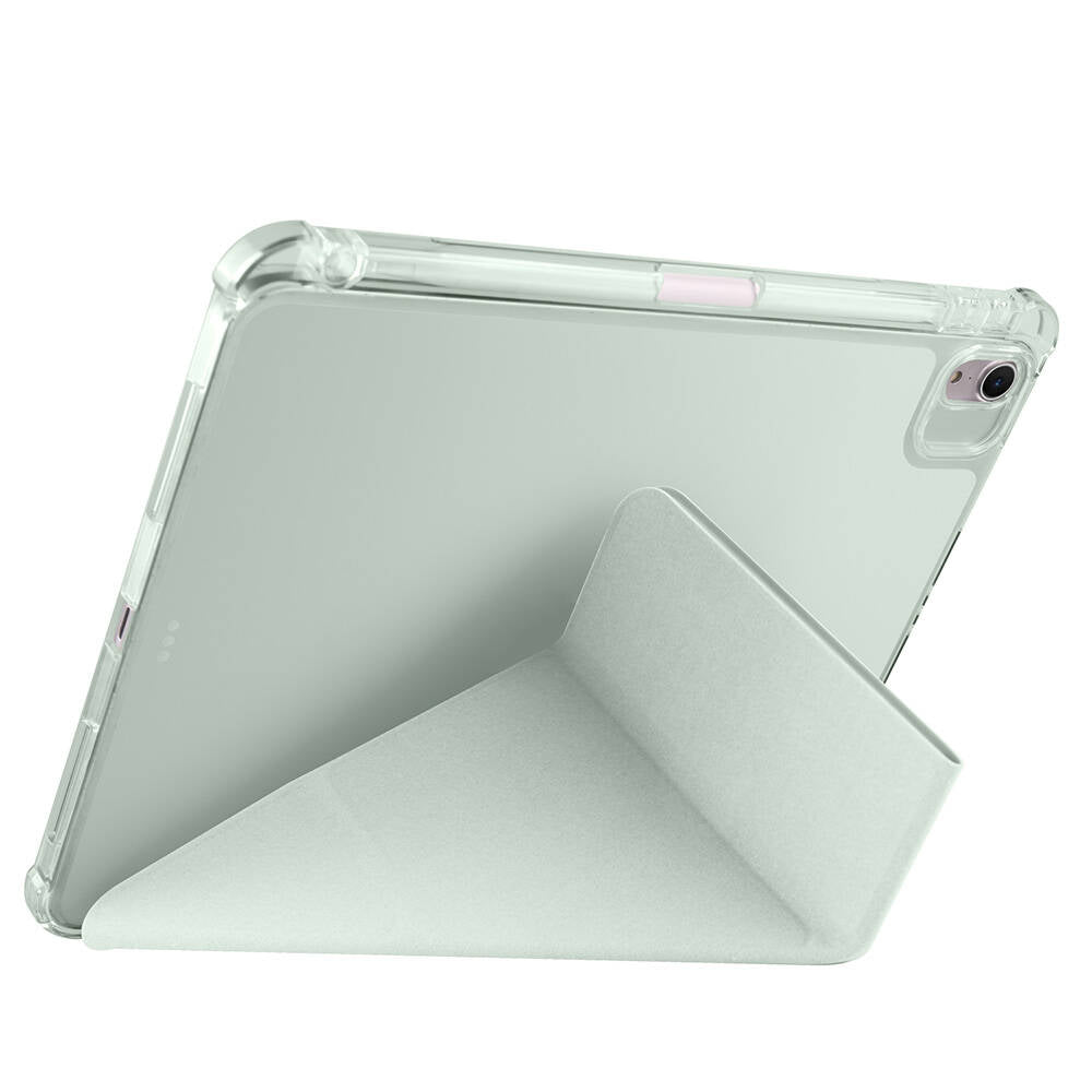 Apple iPad Air 11 2025 M3 Kılıf Zore Tri Folding Kalem Bölmeli Standlı Kılıf Rose Gold
