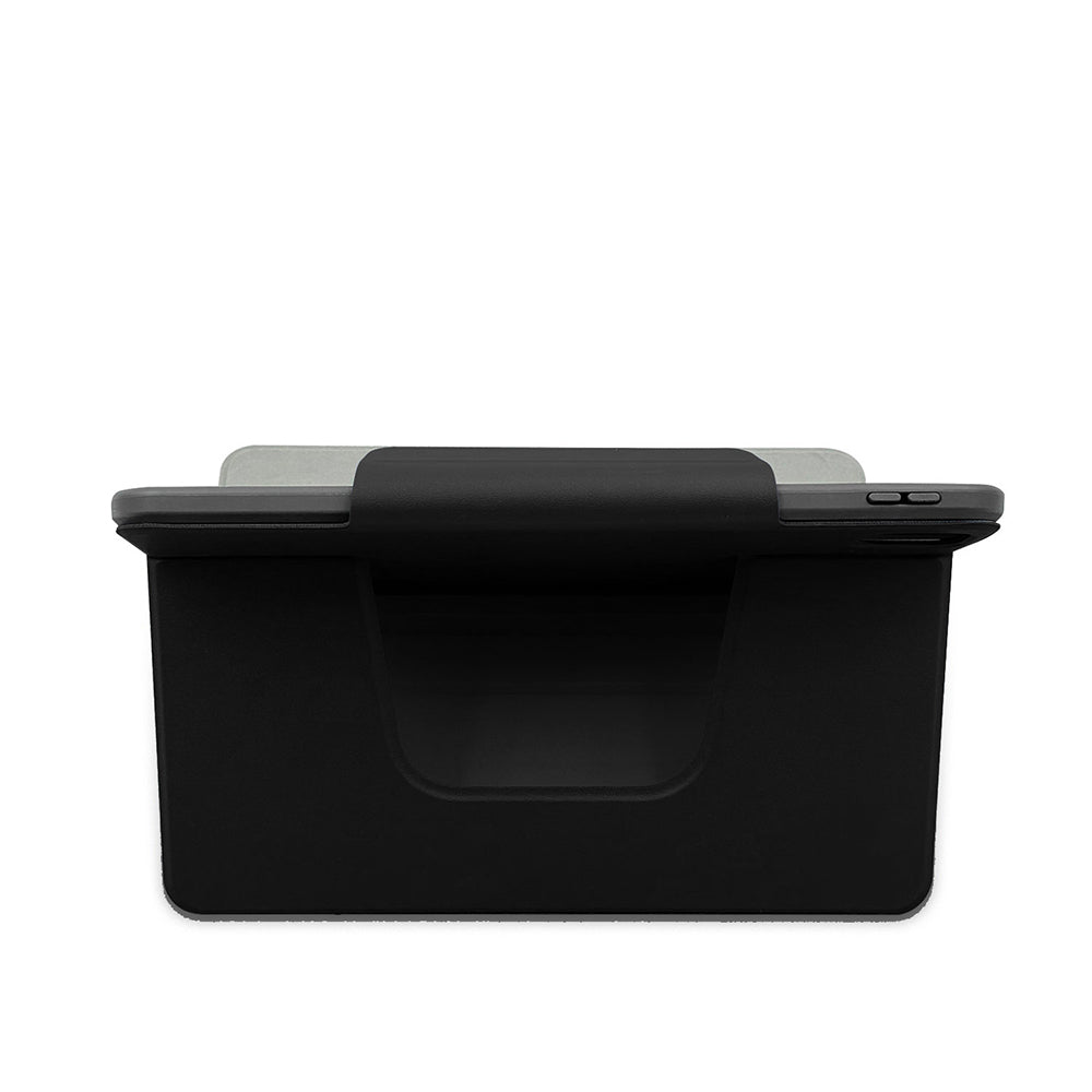 Apple iPad Air 11 2025 M3 Raptic Spin Detachable Folio PU Ayrılabilir Kalem Bölmeli Standlı Kılıf Siyah