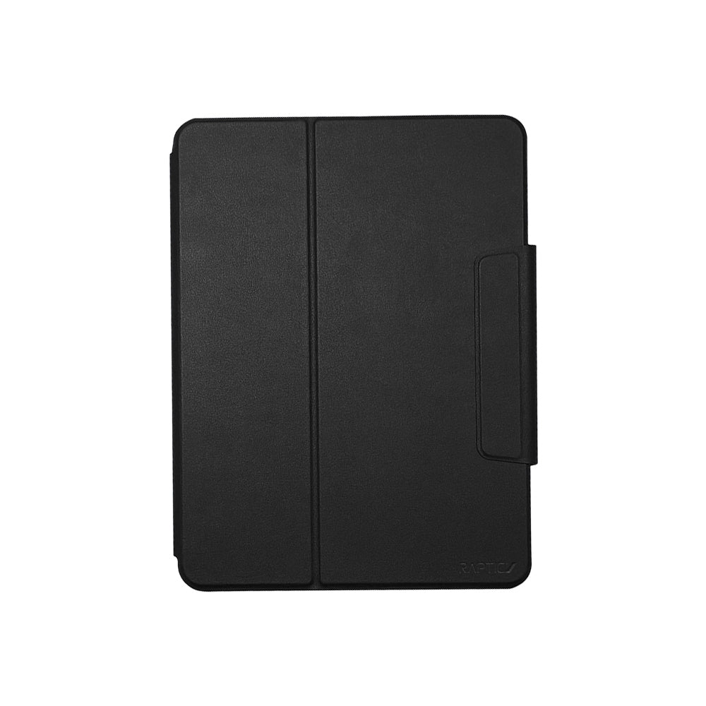 Apple iPad Air 11 2025 M3 Raptic Spin Detachable Folio PU Ayrılabilir Kalem Bölmeli Standlı Kılıf Siyah