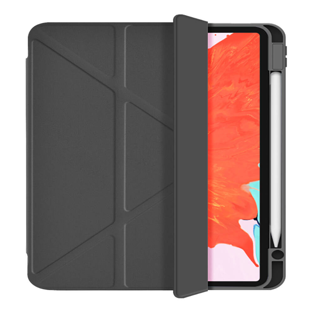 Apple iPad Air 11 2025 M3 Wiwu 360° Dönebilen Standlı Magnetik Koruyucu Tablet Kılıfı Siyah