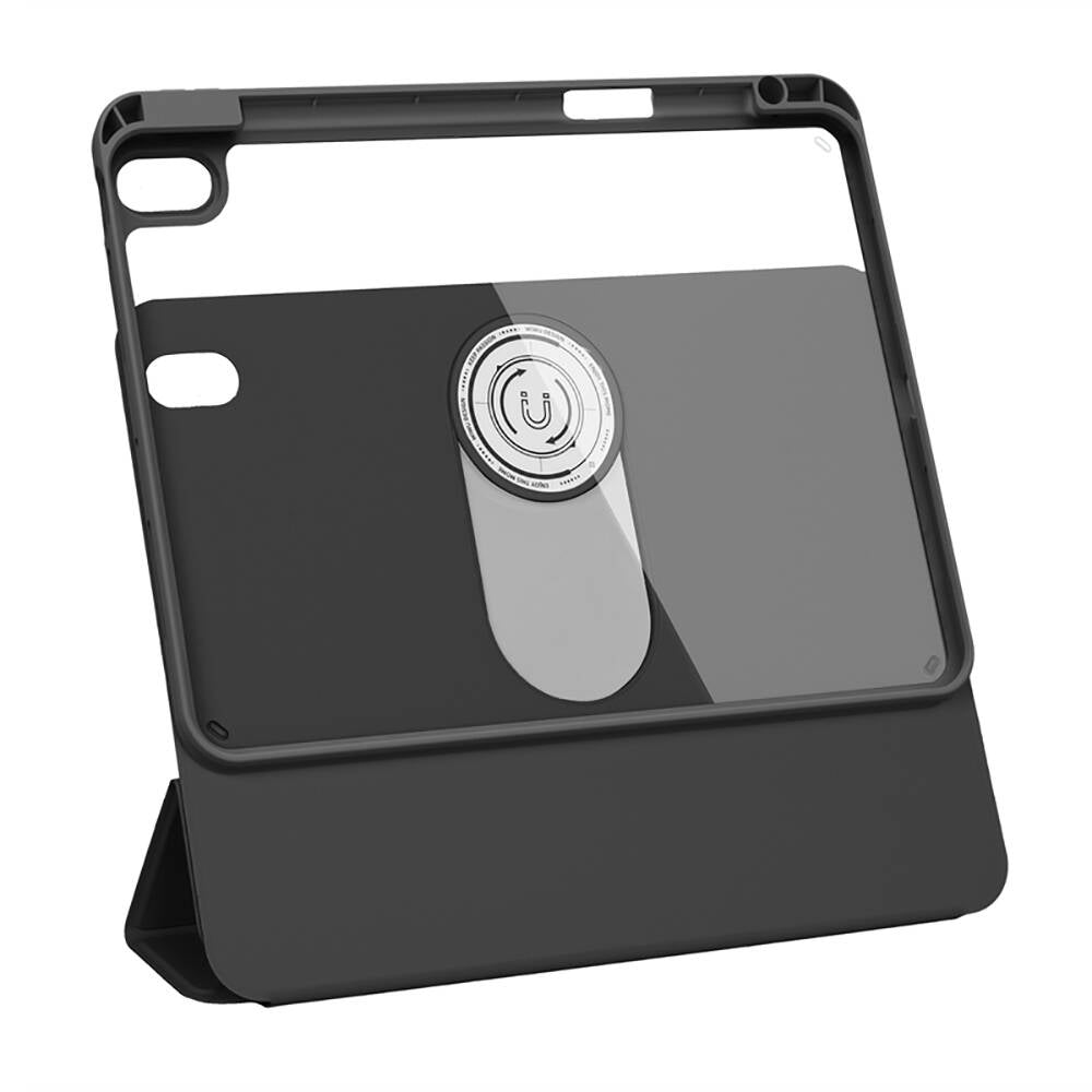 Apple iPad Air 11 2025 M3 Wiwu 360° Dönebilen Standlı Magnetik Koruyucu Tablet Kılıfı Siyah