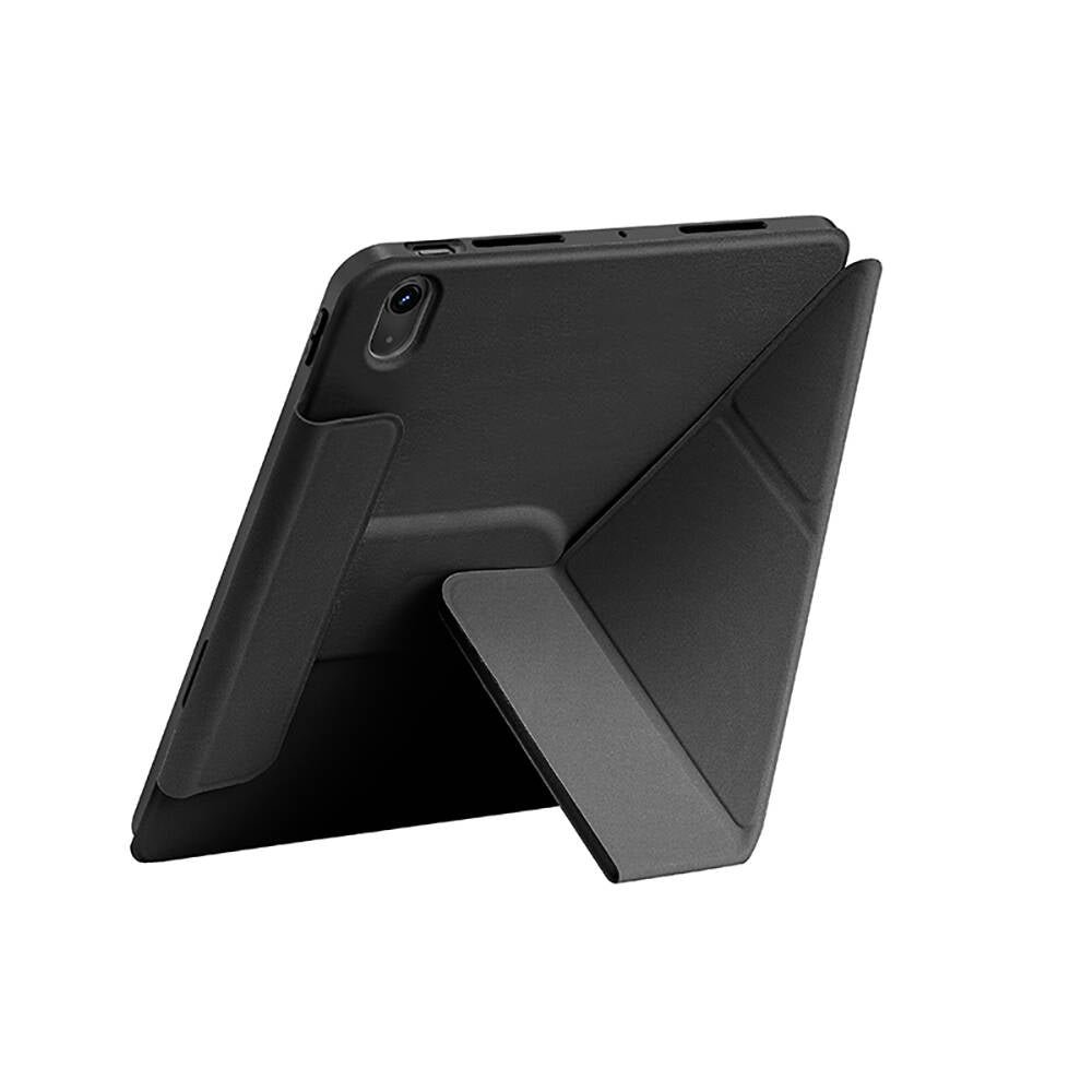 Apple iPad Air 11 2024 Wiwu 360° Dönebilen Standlı Magnetik Koruyucu Tablet Kılıfı Pembe