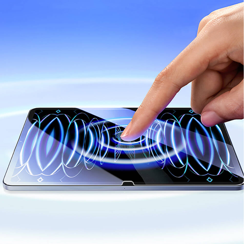 Apple iPad Air 13 2024 Wiwu Wi-GQ003 iVista Serisi Oleofobik HD Temperli Cam Ekran Koruyucu Şeffaf